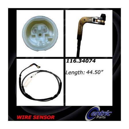 Centric Brake Pad Sensor Wires, Parts 116.34074